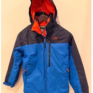 L.L.Bean Kids' 3-in-1 jacket with the removable zip-in fleece, size M 10–12
